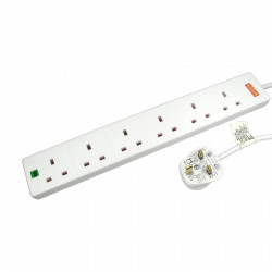 Serv RB-05M06SPD 5m 6 Gang Surge Protected LED Indicator Extension Lead