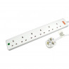 Serv RB-05M06SPD 5m 6 Gang Surge Protected LED Indicator Extension Lead