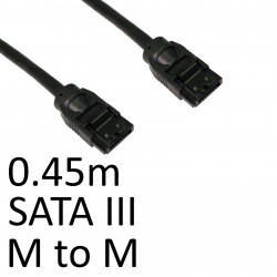 Serv RB-481A Locking SATA III 0.45m Internal Data Cable