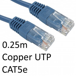Serv URT-600-HB 0.25m Blue CAT5e Patch Cable