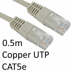 Serv URT-600 0.5m Grey RJ45 Patch Cable