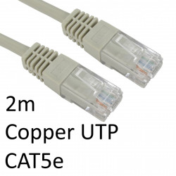 Serv URT-602 2m Grey CAT5e RJ45 Patch Cable