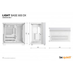 BEQUIET Light Base 600 DX ARGB ATX PC Case