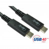 Serv USB4-4100 40Gbps 100W 1m USB4 Cable
