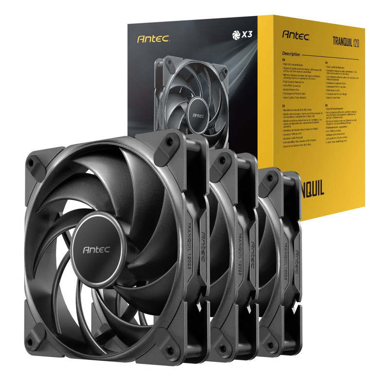 ANTEC Tranquil 120 PWM 3-Pack Case Fan