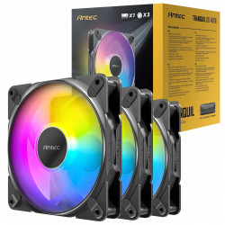 ANTEC Tranquil 120 ARGB 3-Pack 120mm PWM Case Fans with Controller