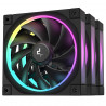 DEEPCOOL R-FL12 120mm 3-Pack PWM ARGB Fan