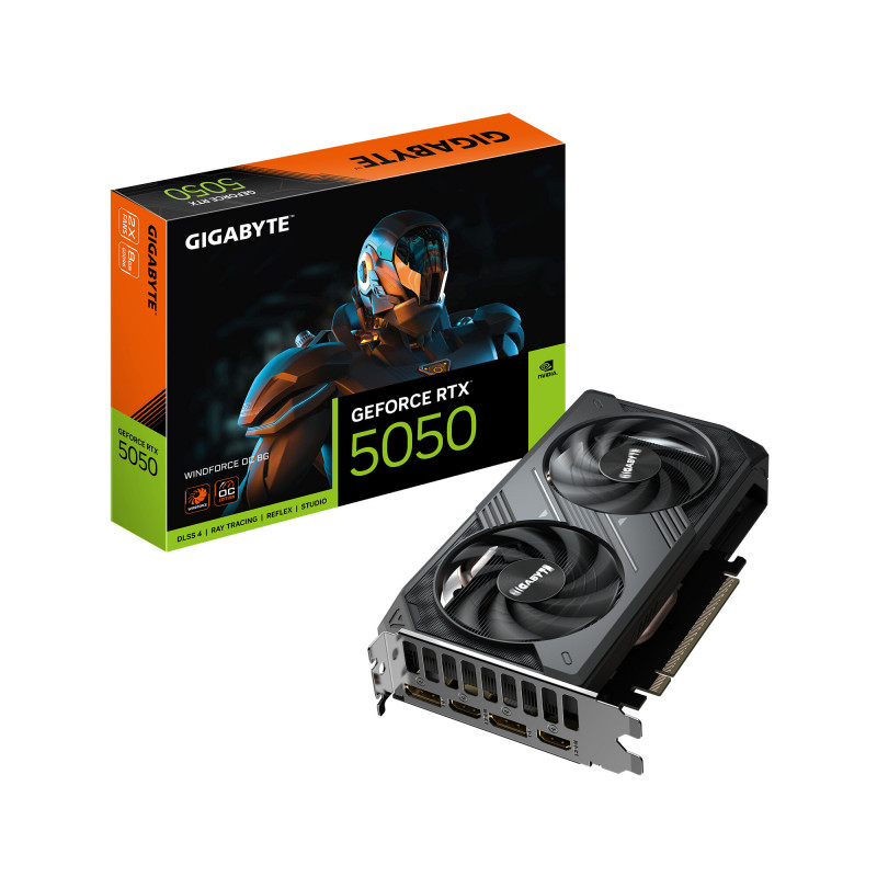 GIGABYTE GeForce RTX 5050 GAMING OC 8GB GDDR6 Graphics Card