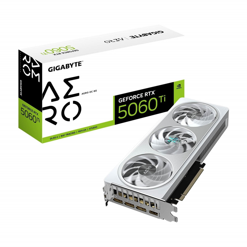 GIGABYTE GeForce RTX 5060 Ti AERO OC 8GB GDDR6 Graphics Card
