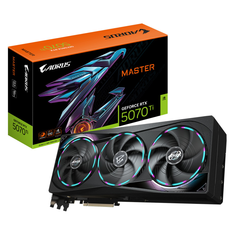 GIGABYTE GeForce RTX 5070 Ti AORUS MASTER 16GB Graphics Card