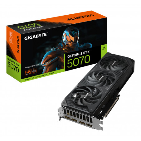GIGABYTE GeForce RTX 5070 WINDFORCE OC 12GB GDDR7 Graphics Card