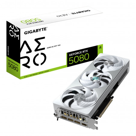 GIGABYTE GeForce RTX 5080 AERO OC 16GB GDDR7 Graphics Card