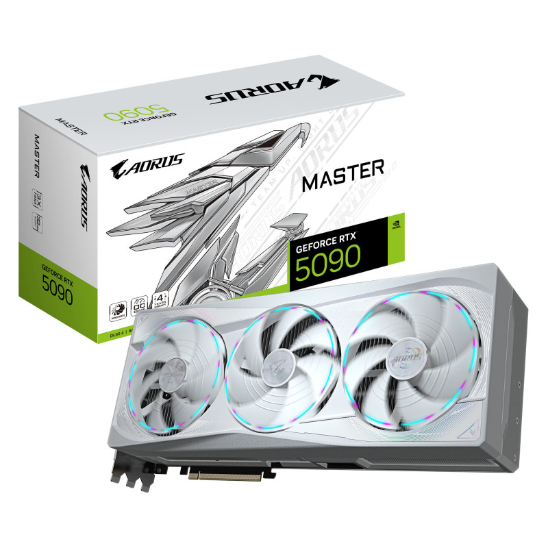GIGABYTE GeForce RTX 5090 AORUS MASTER ICE 32GB Graphics Card GIGABYTE GeForce RTX 5090 AORUS MASTER ICE 32GB Graphics Card