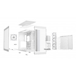 BEQUIET Light Base 900 FX White Full Tower E-ATX PC Case with 4x 140mm ARGB Fans