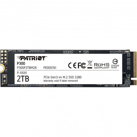 PATRIOT P300 2TB NVMe PCIe Gen3x4 M.2 2280 SSD