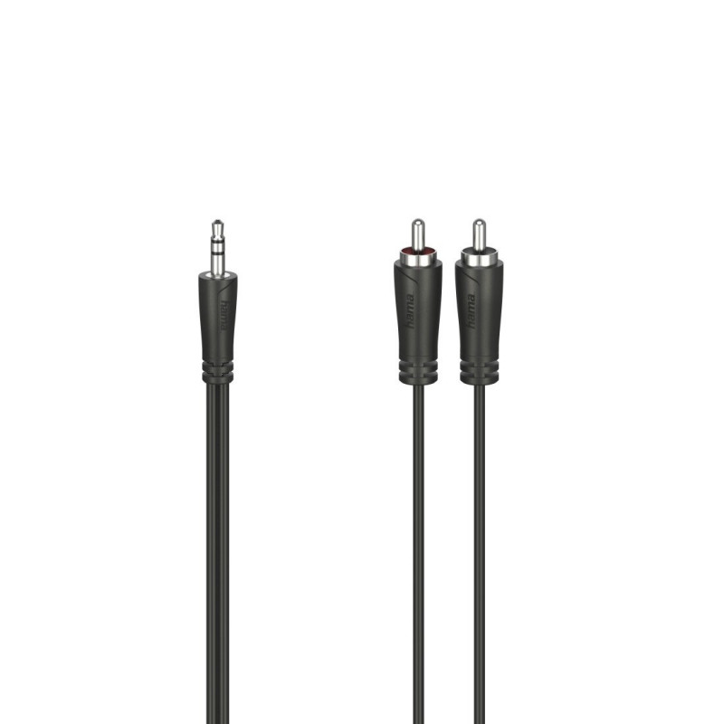 HAMA 00205112 3.5mm to 2x RCA Audio Cable 5m