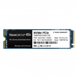 TEAM TM8FP6512G0C101 512GB NVMe PCIe Gen3x4 M.2 2280 SSD