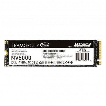 TEAM NV5000 2TB M.2 NVMe PCIe Gen4x4 SSD