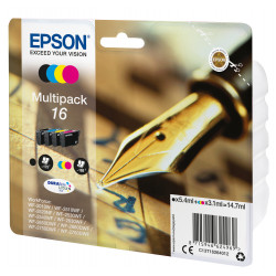 Epson 16 Series Multipack Ink Cartridges Black, Cyan, Magenta, Yellow
