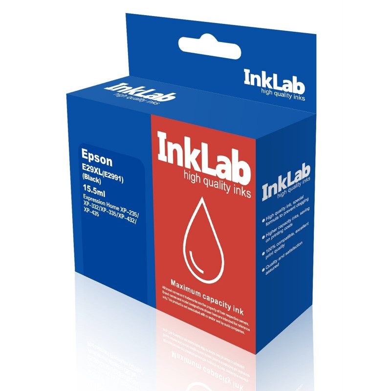 INKLAB E2991XL Epson Compatible Black Ink Cartridge