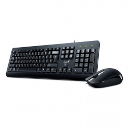 GENIUS KM-160 Wired Keyboard and Mouse Combo UK Layout