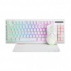 MARVO CM310 3-in-1 RGB Wired Gaming Keyboard, Mouse & Mat Bundle (UK Layout)