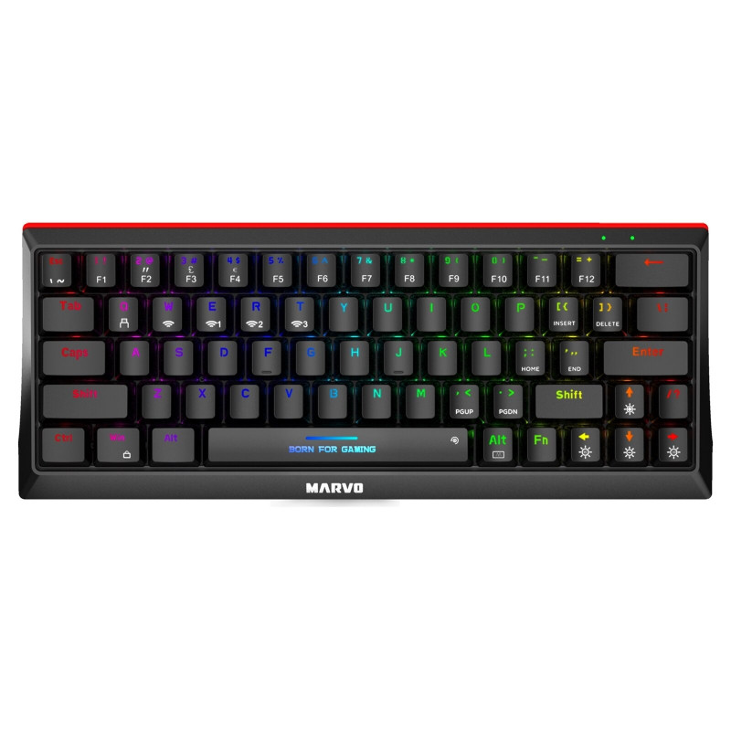 MARVO KG962W-UK Tri-Mode Wireless Mechanical Gaming Keyboard