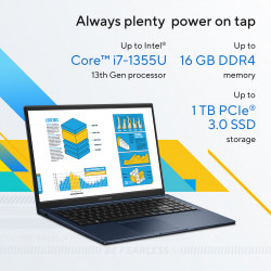 ASUS Vivobook 15 X1504VA 15.6" FHD i3-1315U 8GB 512GB SSD Laptop