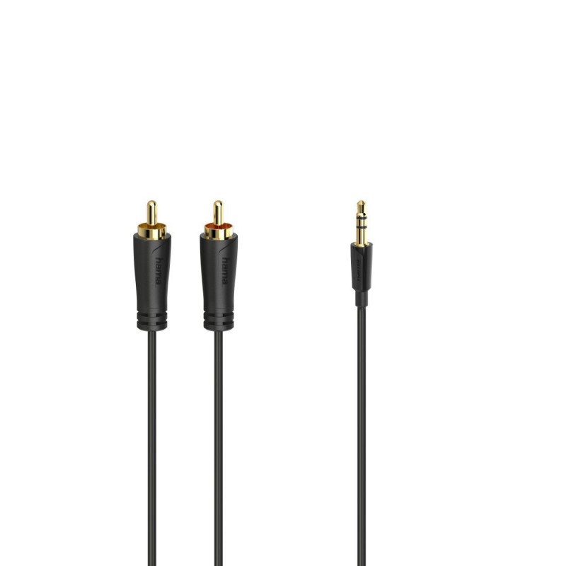 HAMA 00205261 3.5mm to 2x RCA 3m Cable