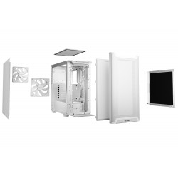 BEQUIET Pure Base 501 Airflow White ATX Mid-Tower PC Case