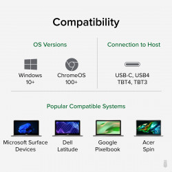 PLUGABLE UD-MSTH2 Dual HDMI 4K 65W USB-C Docking Station