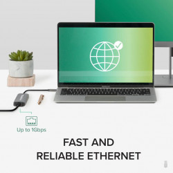 PLUGABLE USBC-7IN1E USB-C Ethernet Docking Station