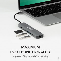 PLUGABLE USBC-7IN1E USB-C Ethernet Docking Station