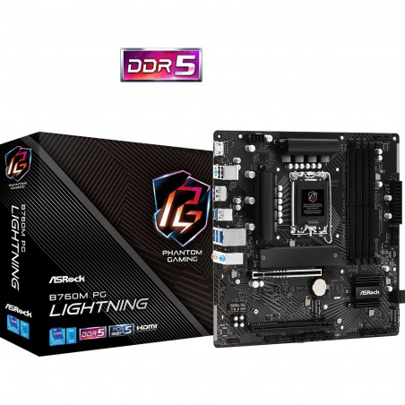ASRock B760M PG Lightning Micro-ATX Motherboard