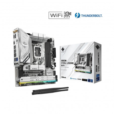 ASRock B860M Steel Legend WiFi Micro-ATX Motherboard