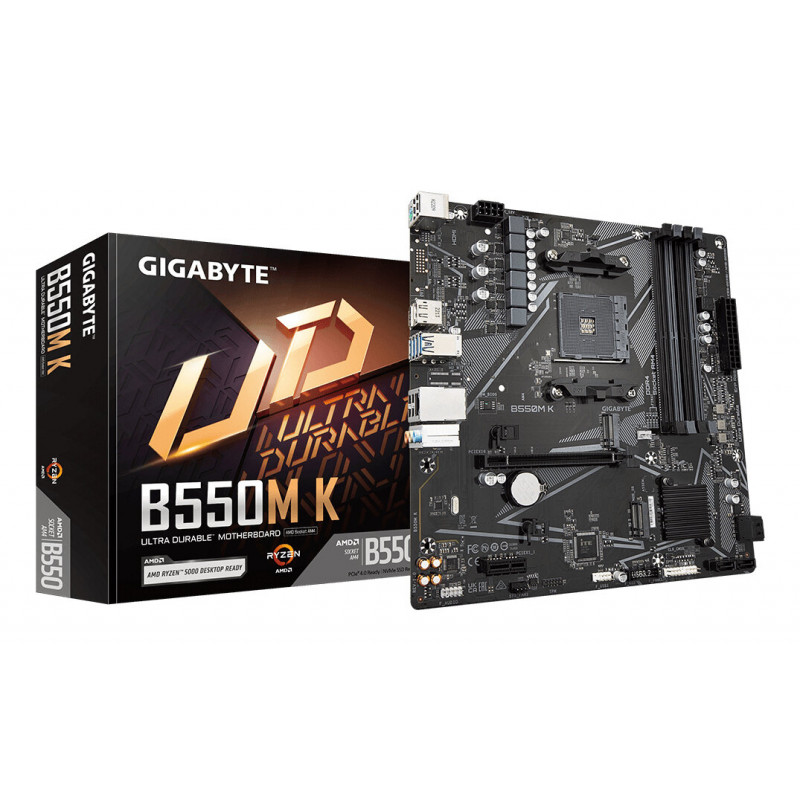 GIGABYTE B550M K Micro-ATX Motherboard
