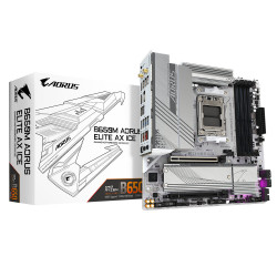 GIGABYTE B650M AORUS ELITE AX ICE Micro-ATX Motherboard