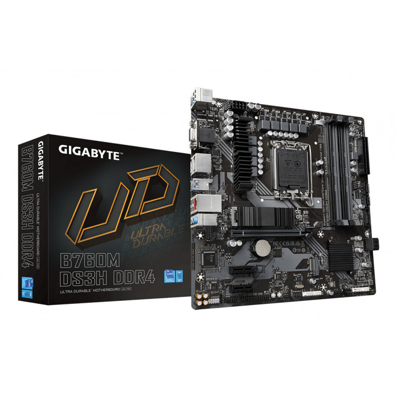 GIGABYTE B760M DS3H DDR4 Micro-ATX Motherboard
