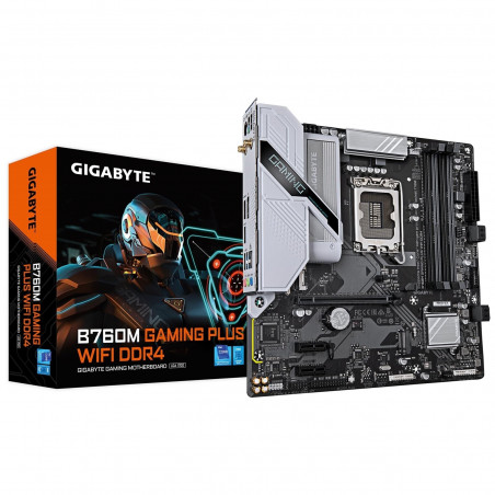 GIGABYTE B760M GAMING PLUS WIFI DDR4 Micro-ATX Motherboard