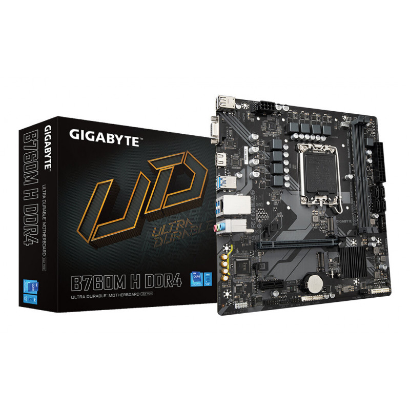 GIGABYTE B760M H DDR4 Micro-ATX Motherboard