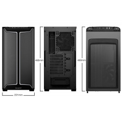BEQUIET Pure Base 501 DX ATX Mid-Tower PC Case with 3x 140mm Fans