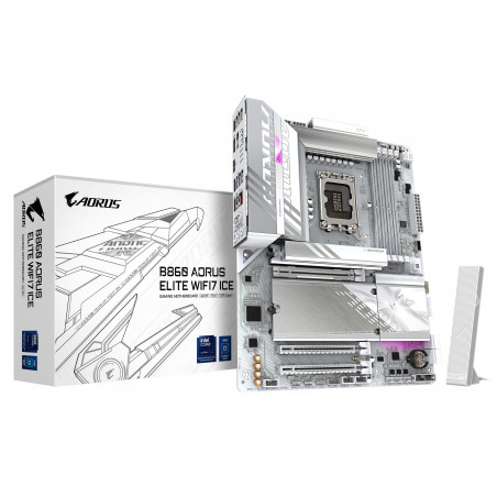 GIGABYTE B860 AORUS ELITE WIFI 7 ICE ATX Motherboard