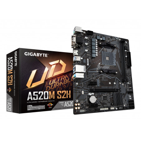 GIGABYTE A520M S2H Micro-ATX Motherboard