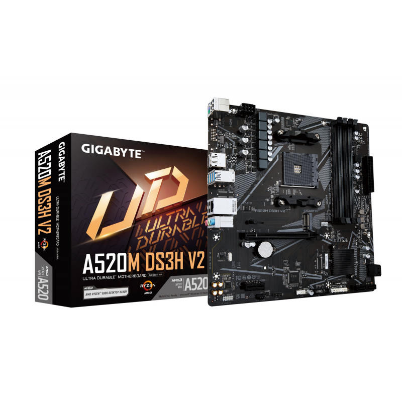 GIGABYTE A520M DS3H V2 Micro-ATX Motherboard