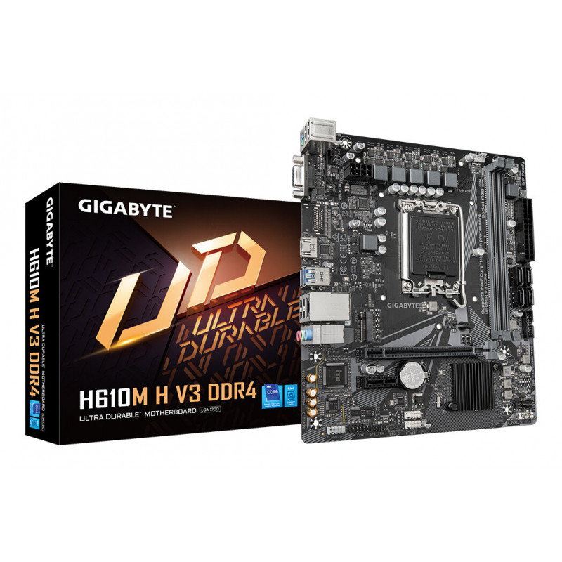 GIGABYTE H610M H V3 DDR4 Micro-ATX Motherboard
