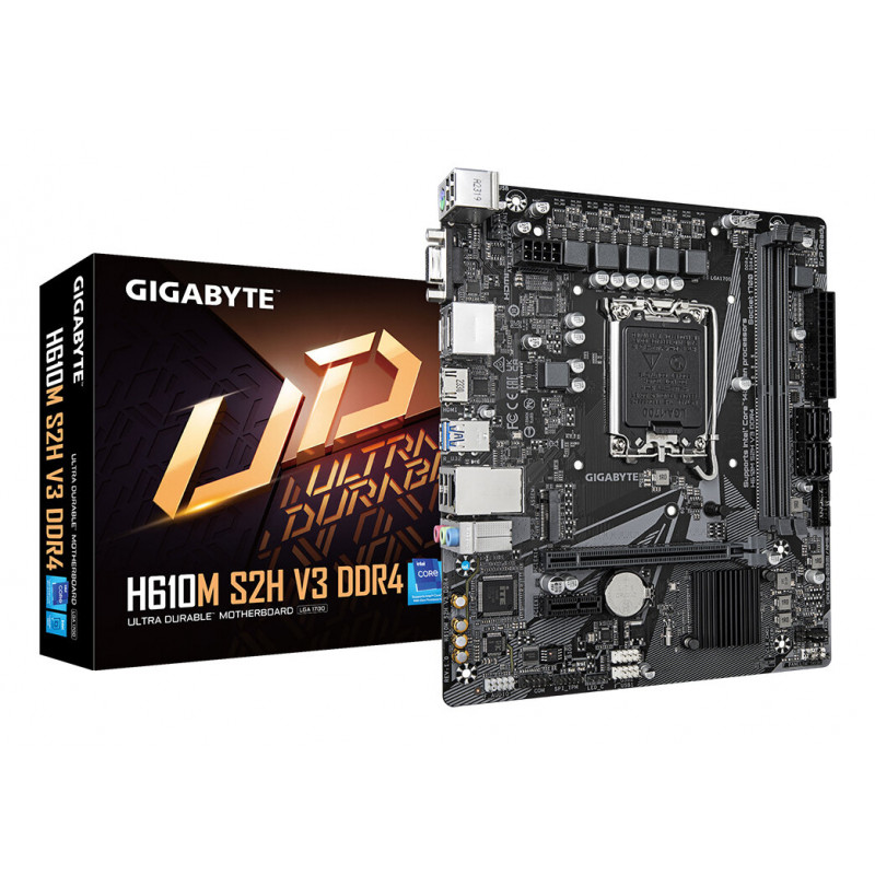GIGABYTE H610M S2H V3 DDR4 Micro-ATX Motherboard