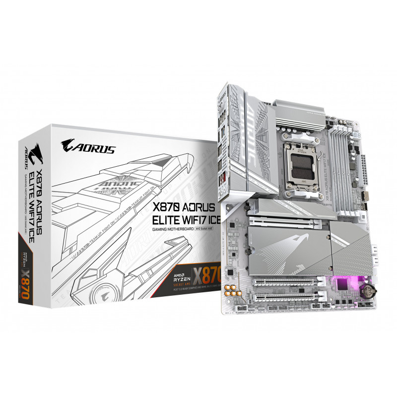 GIGABYTE X870 AORUS ELITE WIFI7 ICE AM5 Motherboard
