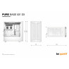 BEQUIET Pure Base 501 DX ARGB White ATX PC Case