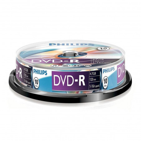 PHILIPS PHOVRG471016SP 16x DVD-R 10 Pack Spindle
