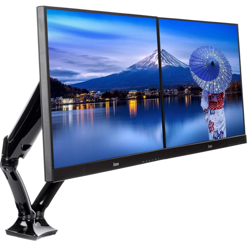 IIYAMA DS3002C-B1 Dual Gas Spring Monitor Arm